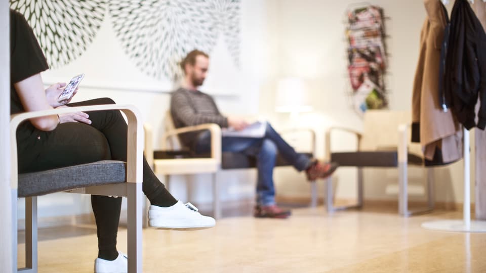 Väntrum, psykologimottagningen