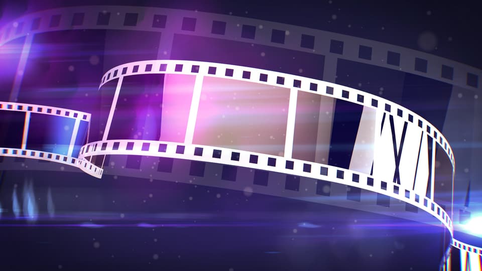 Stiliserad klassisk filmremsa